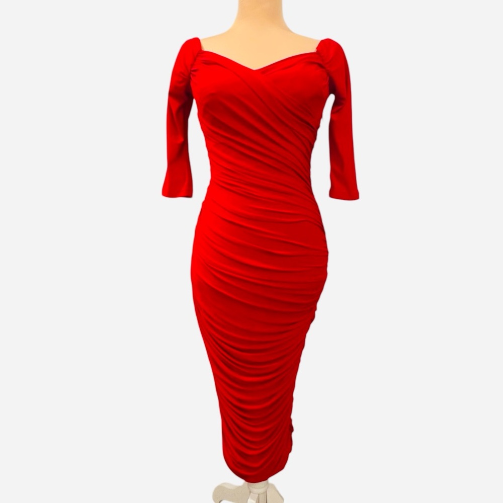 Vintage 1950s Laura Byrnes Dress XS
